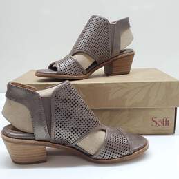 Soft Sara Metallic Taupe Women's Heels Size 6M