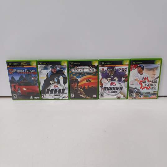5pc. Set of Xbox Original Video Games image number 1