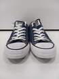 Converse Blue Low Top Sneakers Women's Size 7 image number 1