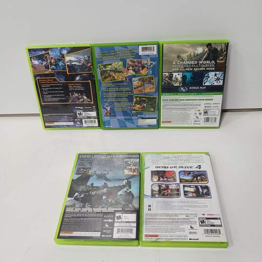 Bundle of 5 XBox 360 Games image number 2