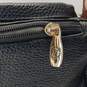 Valentina Italy Black Pebbled Leather Crossbody Bag image number 7