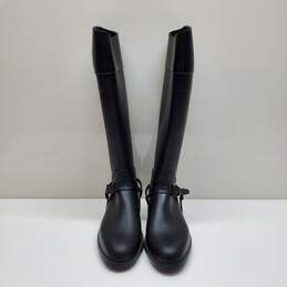 Givenchy Women's Black Rubber Rain Boots Size 39
