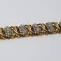STW 14k Gold Melee Diamond Twist Bracelet 15.8g image number 2