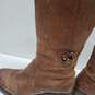 Teva Women's Leather Tall Brown Heeled Boots Size 10 image number 5