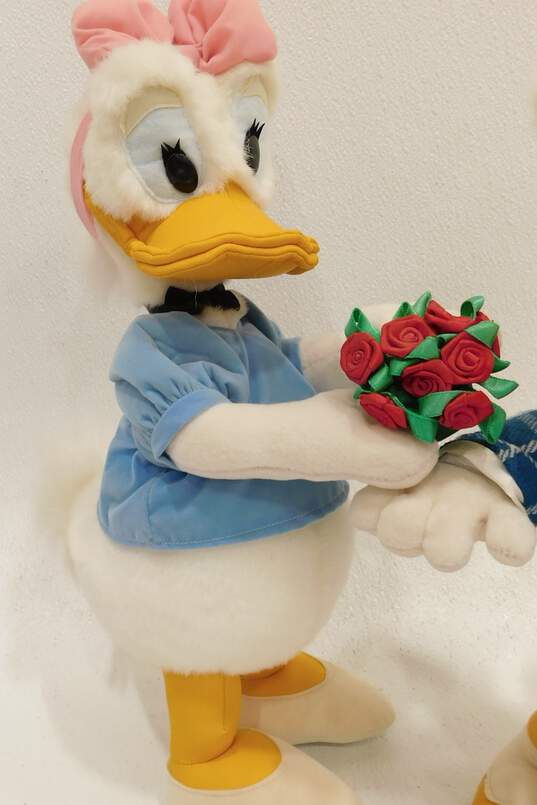 Vintage Disney's Donald and Daisy Duck Commemorative Plush Doll Set image number 6