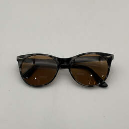Womens RB2185 Wayfarer II Classic Black Gray Prescription Sunglasses