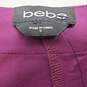 Bebe Off Shoulder Button Detail Midi Purple Dress Women's Small NWT image number 4