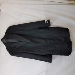 Kenneth Cole Black Wool & Cashmere Blend Coat