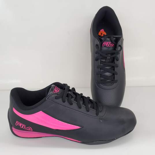 Fila Black/Pink Women's Sneaker Shoes Size 11 image number 1