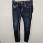 Rock & Republic Jeweled Skinny Blue Jeans image number 1