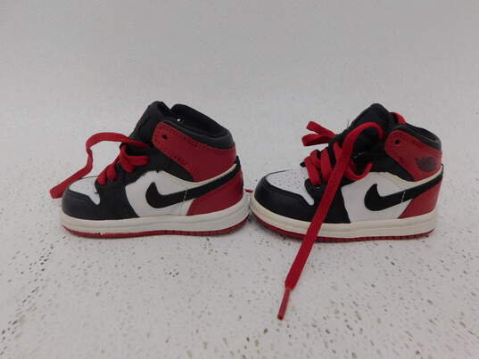 Jordan 1 Mid Infant/Toddler Shoes Size 4C image number 4