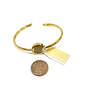 NWT Designer Michael Kors Gold-Tone Clear Rhinestone Cuff Bracelet W/ Bag image number 2
