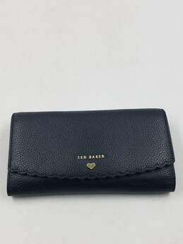 Authentic Ted Baker Black Scallop Long Wallet