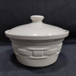Longaberger Ceramic Bowl With Lid