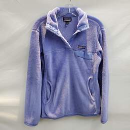 Patagonia Purple Re-Tool Snap Fleece Pullover Size M