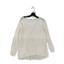Pure Jill V-Neck Sweater Women's Size L