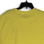 Womens Yellow Crew Neck Short Sleeve Pullover T-Shirt Size XL image number 1