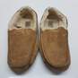 UGG Men's Ascot Chestnut Brown Suede Shearling Slippers Size 12 image number 4
