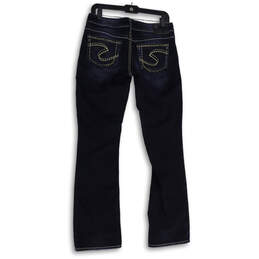 Womens Blue Denim Medium Wash 5-Pocket Design Bootcut Jeans Size 28x33 alternative image