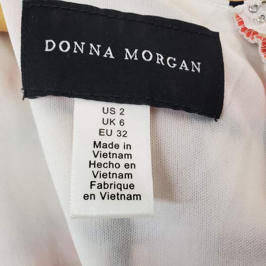 Donna Morgan Sleeveless Multicolor Midi Dress Women's 2 image number 4