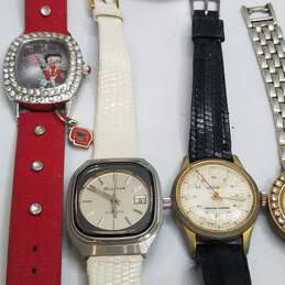Vintage Bulova and other fashion brand Unique Lady's Quartz Watch Bundle alternative image