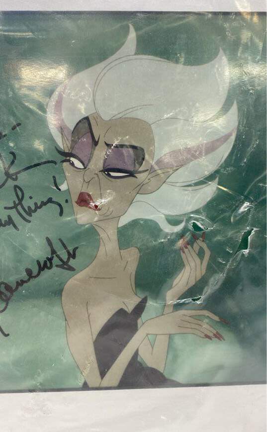 Framed Matted & Signed Print of Ursula From "The Little Mermaid II" image number 4