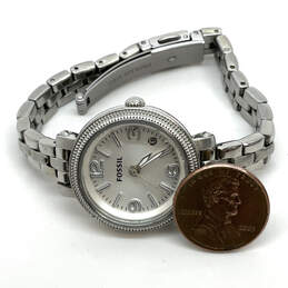Designer Fossil ES3135 Silver-Tone Stainless Analog Dial Quartz Wristwatch alternative image