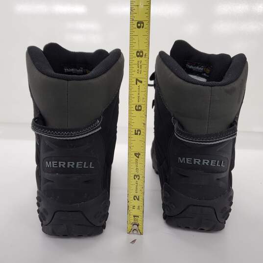 Merrell Men's Chameleon Thermo 8 Tall Waterproof Black Hiking Boots Size 9.5 image number 4
