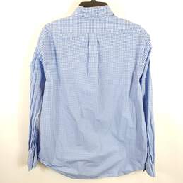 Ralph Lauren Men Blue Plaid Button Up Shirt L alternative image