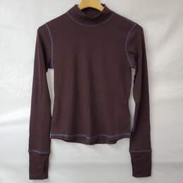 The North Face Base Layer Brown Pullover Crew Neck Shirt Women's M