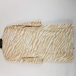 Michael Kors Women Brown Zebra Dress M alternative image