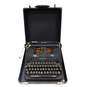 Vintage 1940s Smith Corona Sterling 4A Series Black Portable Manual Typewriter With Case image number 2