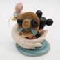 Vintage Disney Mickey & Minnie Swan Boat Ceramic Figurine Ornament image number 3