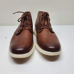 Cole Haan Brown Leather High Top Sneakers Men's Size 8.5 alternative image