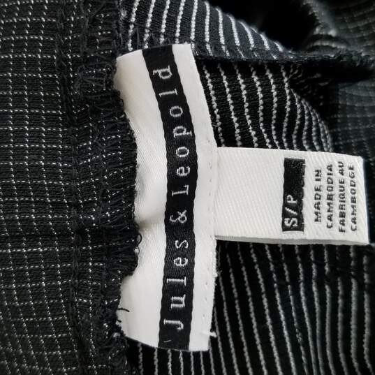 Jules & Leopold Women Black Grid Pants S/P image number 3