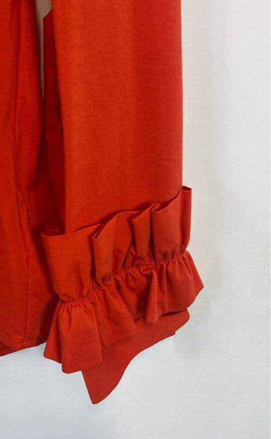 Michael Kors Orange Blouse - Size Large image number 4