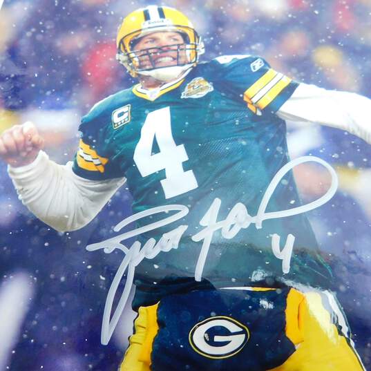 HOF Brett Favre Autographed 8x10 w/ COA Green Bay Packers image number 2