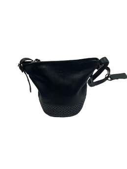 Bleecker Grommets Mini Duffel Bag Black Luxury Designer Leather