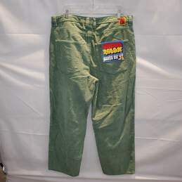 Empyre Loose Fit Sk8 Cord Hedge Green Pants NWT Size 36 alternative image