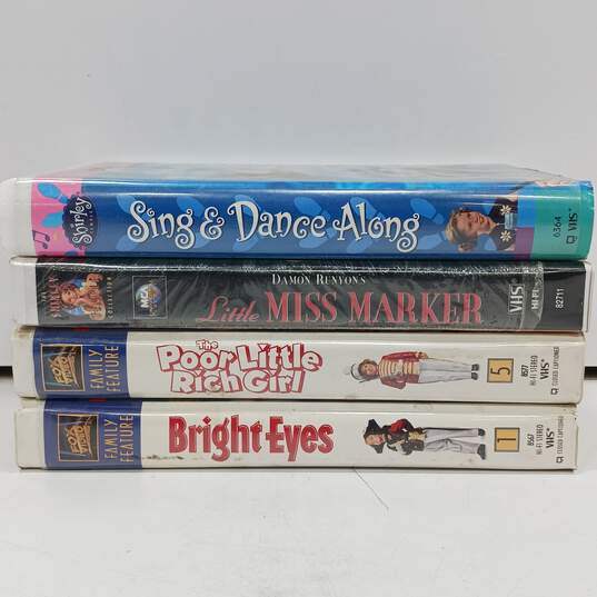 Shirley Temple VHS 4pc Bundle image number 1