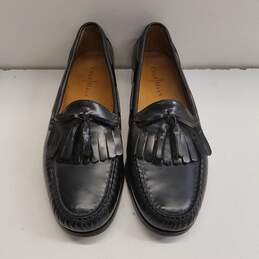 Cole Haan Black Leather Pinch Tassel Loafers Men's Size 9.5D