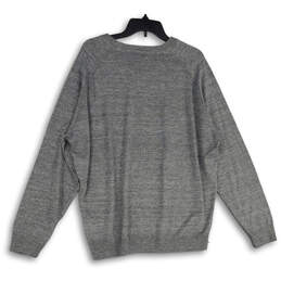 NWT Mens Gray Tight-Knit Crew Neck Long Sleeve Pullover Sweater Size XXL alternative image