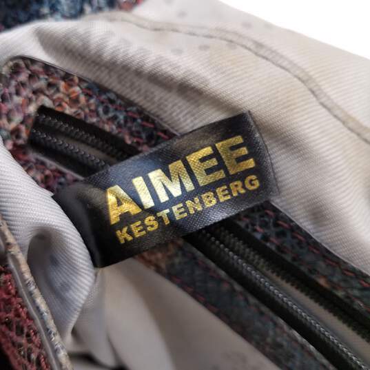 Aimee Kestenberg Leather Woven Crossbody Multicolor image number 12