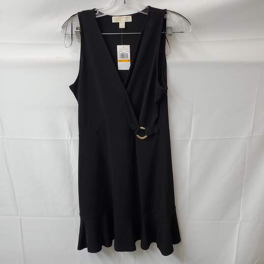 Women's Michael Kors Basics Black T-Shirt Dress Size S image number 1