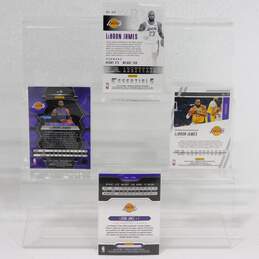 4 LeBron James Basketball Cards Los Angeles Lakers alternative image