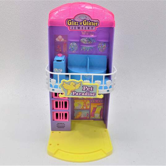 VNTG Melanie's Mall Playset W/ Dolls Accessories Clothing Furniture Pets image number 3
