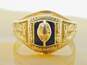 Vintage Balfour 10K Gold Onyx High School Class Ring 5.4g image number 1