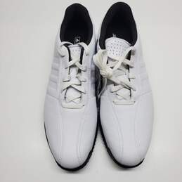 #B Men's Adidas Greenstar Z White/Black Size 10 Medium, Used alternative image