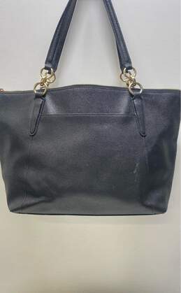 Coach Pebble Leather Ava Tote Shoulder Bag Black alternative image