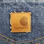 Carhartt Men Blue Denim Relaxed Jeans Sz 44 NWT image number 3